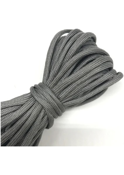 Gri Stil 10 Metre 8mm Paracord Araşüt Kordon Ipi Halat Mil Spec Tip Iıı 7 Strand Dıy Bilezik Aksesuarları (Yurt Dışından)