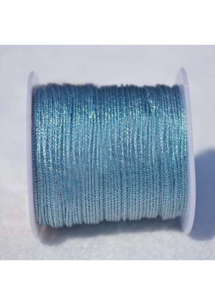 No.10 Tarzı 100MROLL Altın Gümüş Halat Takı Bilezik Sicim Etiketi Püskül Yapımı El Sanatları Hediye Konu Düğün Noel Dekorasyon Halat (Yurt Dışından)