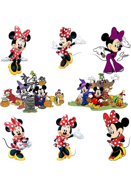 MQ0496 Stili Mickey Mouse Demir On Yama Giyim Için Dıy Isı Transferi Etiket Çocuk Dikiş Giysileri Için Erkek Kız T-Shirt Karikatür Aplikler (Yurt Dışından)