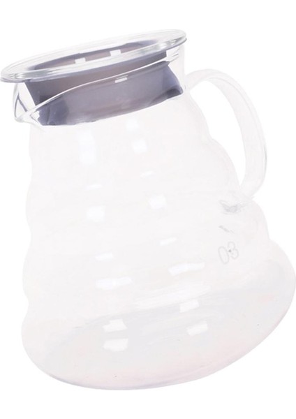 Makinesi Isıya Dayanıklı Cam Pot Sunucu 250/360/600/800ML 800ML (Yurt Dışından)