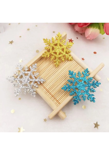 Altın Tarzı mm Glitter Noel Kar Taneleri Kompozit Altın Tozu Kumaş Aplikler Düğün Yapımı Dıy Zanaat Malzemeleri A92 (Yurt Dışından) fiyatları