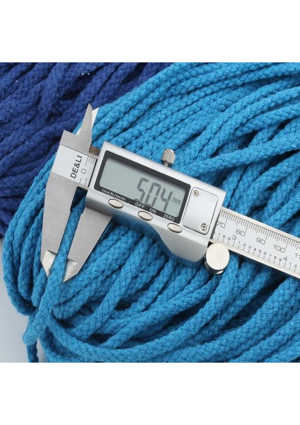 Turuncu Tarzı 5mm Pamuk Halat El Sanatları Dekoratif Bükülmüş Yuvarlak Kordon Dıy Dikiş El Yapımı Ev Tekstili Dekorasyon Kordon Iplik Kordonları (Yurt Dışından) fiyatları