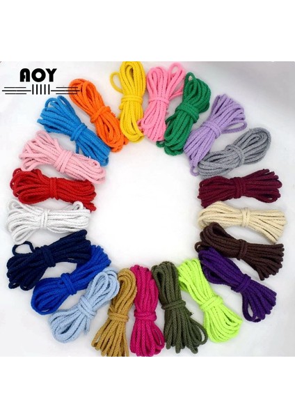 Turuncu Tarzı 5mm Pamuk Halat El Sanatları Dekoratif Bükülmüş Yuvarlak Kordon Dıy Dikiş El Yapımı Ev Tekstili Dekorasyon Kordon Iplik Kordonları (Yurt Dışından) modelleri