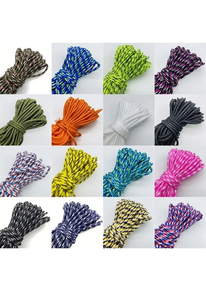 No.15 Tarzı 10YARDSLOT 3mm Kordon Halat Naylon Iplik Kordon Dize Askı Kolye Halat Takı Yapımı Için Paracord Bilezik (Yurt Dışından)