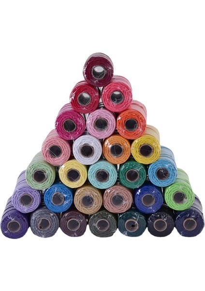 Gri Stil % Pamuk Makrome Kordon Renkli Kordon El Yapımı Dıy Halat Bükülmüş Dize Goblen El Sanatları Giyim Tedarik Filmi Ambalaj 100M (Yurt Dışından) fiyatları