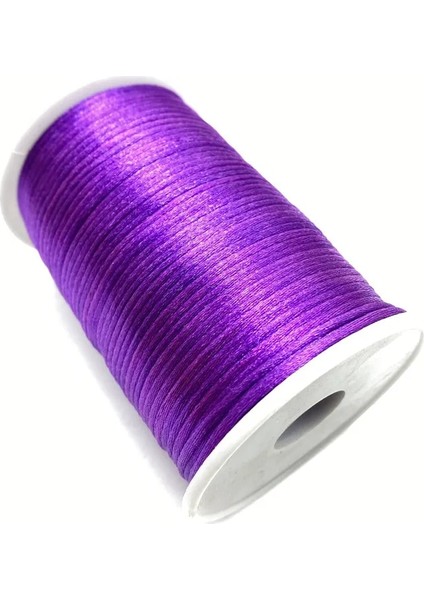 No.1 Tarzı 5yardslot 2mm Çin Düğüm Kordon Rattail Saten Örgülü Dize Takı Bulguları Dıy Moda El Sanatları Için Boncuk Halat (Yurt Dışından)