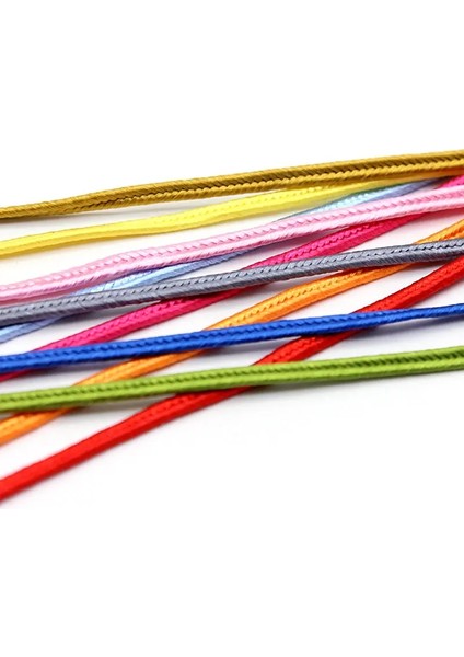 Gh Tarzı 5yardsroll 3*1mm Çok Renkli Isteğe Bağlı Pamuk Kauçuk Halat Naylon Cordsstring Çin Düğüm Kordon Dıy Bilezik Takı Bulguları (Yurt Dışından) modelleri