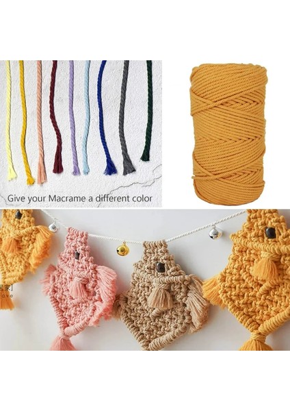 Şarap Kırmızısı Stili % Pamuk Makrome Kordon Renkli Kordon Halat Bükülmüş Makrome Dize Dıy Ev Tekstili Düğün Dekoratif Goblen Sanatı 110 Yards (Yurt Dışından) indirimleri