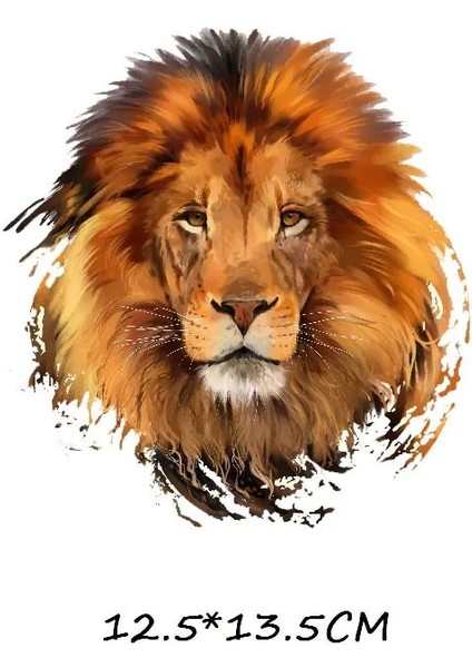 NO.2522 Stili Demir On Tiger Lion Leopard Giyim Için Yamalar Dıy T-Shirt Aplike Isı Transferleri Vinil Çıkartmalar Giysiler Için Termal Basın H (Yurt Dışından)