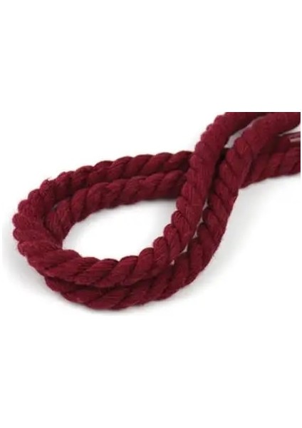 Bordo Tarzı 8mm Pamuk Halat 3 Paylaşım Bükülmüş Kordonlar Ev Tekstili Zanaat Dekorasyon Çanta Ipli Kemer Dıy Ipi Iplik Kordon 10 Metre (Yurt Dışından)