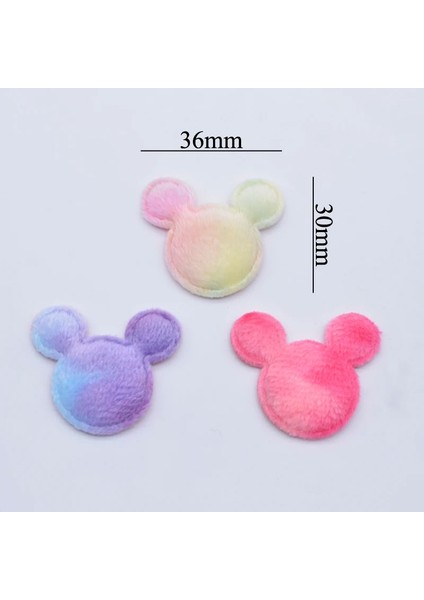 Yeşil Stil * 30MM Renkli Peluş Kürklü Fare Kafası Aplike Dıy Şapkalar Için Saç Klipleri Yay Dekor El Yapımı Giysiler Şapka Ayakkabı Yamaları (Yurt Dışından) modelleri