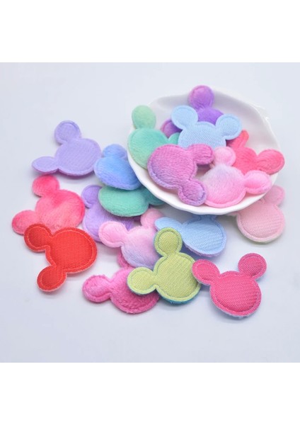 Yeşil Stil * 30MM Renkli Peluş Kürklü Fare Kafası Aplike Dıy Şapkalar Için Saç Klipleri Yay Dekor El Yapımı Giysiler Şapka Ayakkabı Yamaları (Yurt Dışından) fırsatları