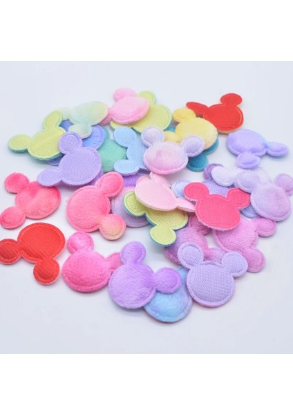 Yeşil Stil * 30MM Renkli Peluş Kürklü Fare Kafası Aplike Dıy Şapkalar Için Saç Klipleri Yay Dekor El Yapımı Giysiler Şapka Ayakkabı Yamaları (Yurt Dışından) indirimleri