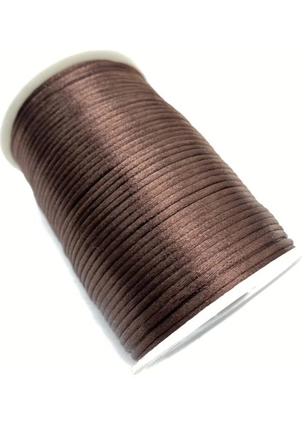 No.5 Tarzı 5yardslot 2mm Çin Düğüm Kordon Rattail Saten Örgülü Dize Takı Bulguları Dıy Moda El Sanatları Için Boncuk Halat (Yurt Dışından)