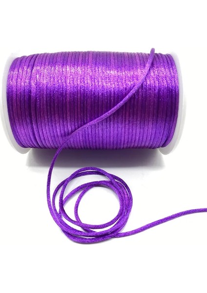 No.5 Tarzı 5yardslot 2mm Çin Düğüm Kordon Rattail Saten Örgülü Dize Takı Bulguları Dıy Moda El Sanatları Için Boncuk Halat (Yurt Dışından)