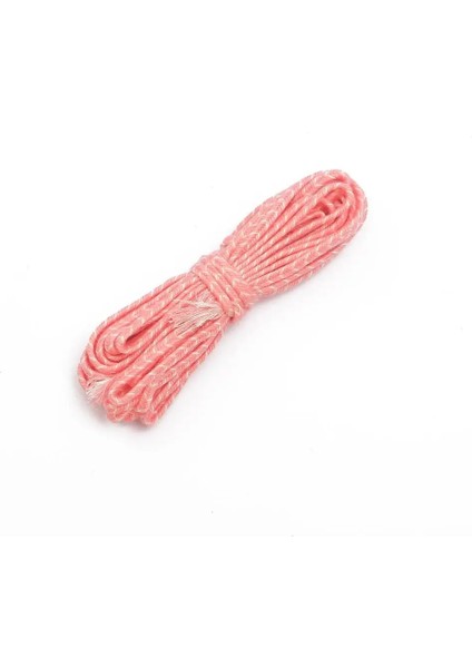 No.15 Tarzı 5 M Çok Renkli Polyester Pamuk El Yapımı Örgülü Halat Dize Kordon Dıy El Sanatları Yapımı Için Ev Dekoratif Aksesuar Genişliği .5 mm (Yurt Dışından)