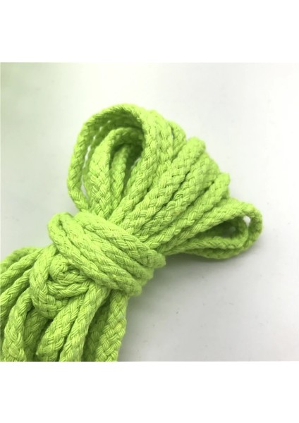 No.7 Tarzı 5 Yardslot 6mm Pamuk Halat Craft El Yapımı Dekorasyon Için Dekoratif Bükülmüş Kordon Halat (Yurt Dışından)