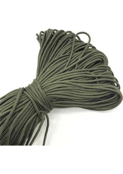 Ordu Yeşili Tarzı 10YARDSLOT 2mm Katı Paraşüt Kordonu Ipi Halat Mil Spec Tip Bir Strand Tırmanma Kampı Hayatta Kalma Ekipmanları Paracord (Yurt Dışından)