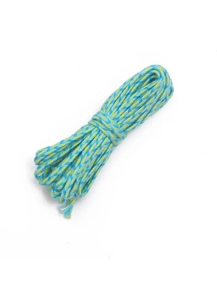 No.14 Tarzı 5 M Çok Renkli Polyester Pamuk El Yapımı Örgülü Halat Dize Kordon Dıy El Sanatları Yapımı Için Ev Dekoratif Aksesuar Genişliği .5 mm (Yurt Dışından)