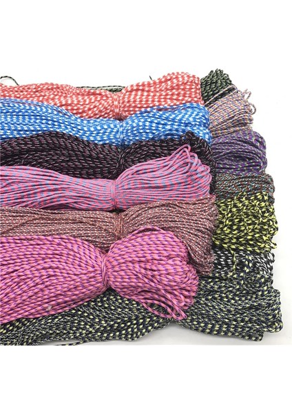 No.24 Tarzı 10YARDSLOT 2mm Paraşüt Kordon Kordon Halat Mil Spec Tip Bir Strand Tırmanma Kampı Hayatta Kalma Ekipmanları Dıy Takı Yapımı (Yurt Dışından) fiyatları
