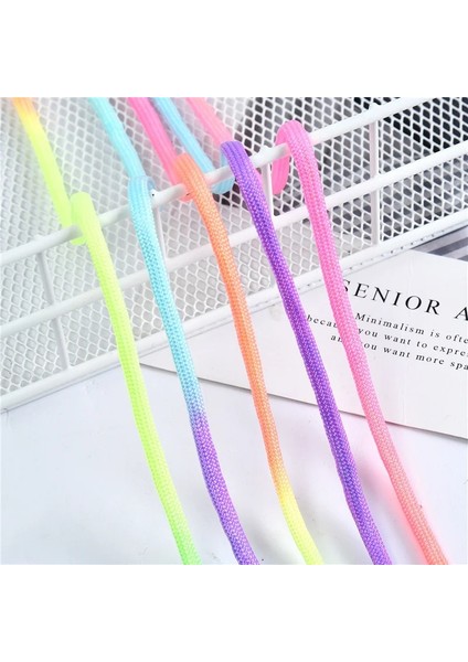 Hafif Karışım Stili 5mm Gökkuşağı Renkleri Kordon Halat 7 Strand Paraşüt Kordon Halat Tırmanma Kamp Survival Ekipmanları Paracord Bilezik Bungee Kordon (Yurt Dışından) fırsatları