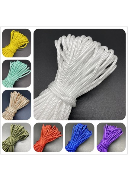 No.25 Tarzı 10YARDSLOT 2mm Kordon Halat Naylon Iplik Kordon Dize Askı Kolye Halat Takı Yapımı Için Paracord Bilezik (Yurt Dışından)