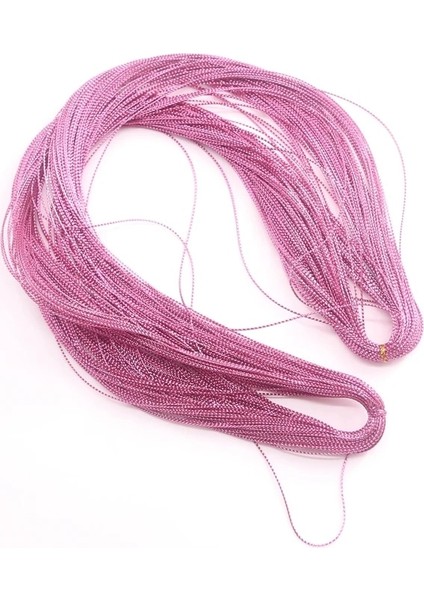 Pembe Tarzı 100 Metre Çok Renkli Halat Altın Tel Hediye Sarma Teli Metal Takı Altın Tel Halat Dıy Dekoratif Bilezik Hediye Elbise Dize (Yurt Dışından)