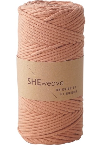 No.3 Tarzı 100 M Renkli Iplik Kordon El Yapımı El Sanatları Dıy 3mm Bükülmüş Pamuk Makrome Kordon Sicim Halat Dize Ev Tekstili Düğün Dekorasyon (Yurt Dışından)