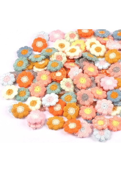 CP2436-4 Stili Aplike Dantel Çiçekler Aplike El Yapımı Çubuk Scrapbooking Dıy Craft Şapkalar Aksesuar 18MM (Yurt Dışından)