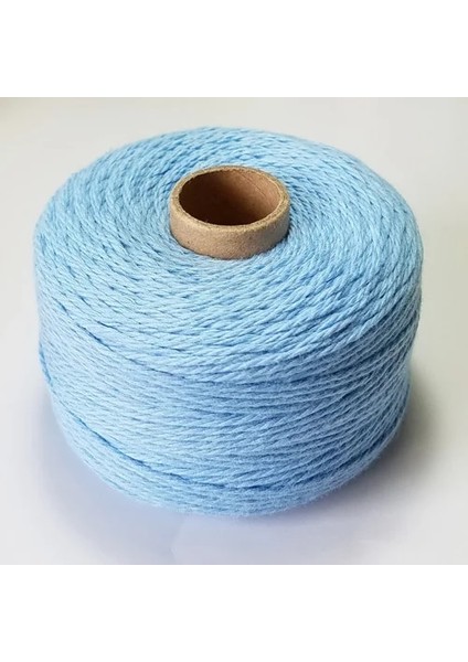 Su Mavisi Tarzı Renkli % 100% Pamuk Ipi 80MROLL Sicim Makrome Kordonları Dize Iplik Hediye Için Paketleme Parti Düğün Dekorasyon Aksesuarı Dıy (Yurt Dışından)
