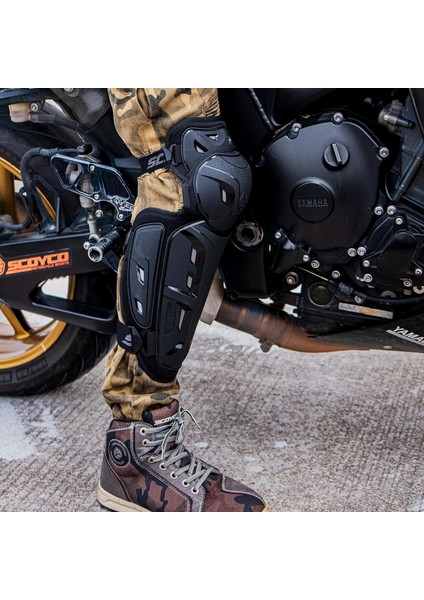 Motosiklet Lüx Sertifikalı Europe Standart Mafsallı Dizlik Nefes Alan Özel Kumaş Motor Dizliği indirimleri