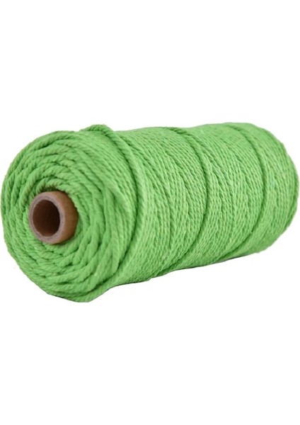Acıbadem Kurabiyesi Pembe Tarzı El Yapımı Boho Dekor % Renkli Pamuk Kordon Halat Ipliği Bükülmüş Makrome Dize Dıy Ev Düğün Dekorasyon Kaynağı 110 Yards (Yurt Dışından) fırsatları