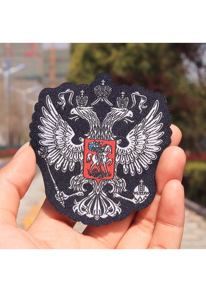 N6-BT0523 Stili Rus Bayrağının Farklı Stilleri Ulusal Amblem Yamaları Ince Ceket Üzerinde Demir Kartal Nakış Giyim Aksesuarları Biker Yamaları (Yurt Dışından)