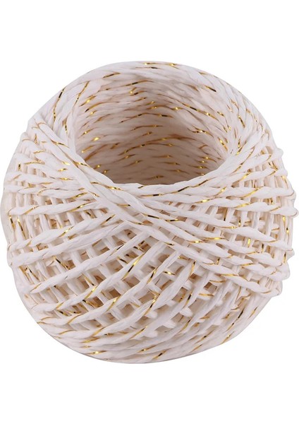 Antik Pirinç Tarzı 20 M 2 Renk Doğal Kağıt Halat Hediye Kutusu Dize Halat Çiçek El Sanatları Düğün Doğum Günü Partisi Etiketleri Wrap Dekorasyon Parti Malzemeleri (Yurt Dışından) modelleri