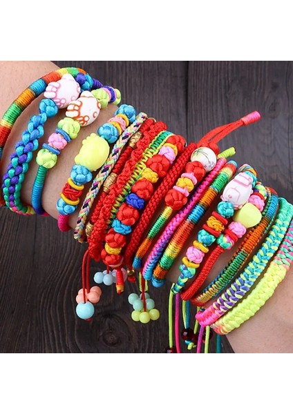 No.6 Tarzı Yeni 5 Yardslot Renkli Çin Düğüm Hattı Kordon Ipek Saten Kordon Naylon Kordon Dıy Dize Kolye Bilezik Kordon (Yurt Dışından) modelleri