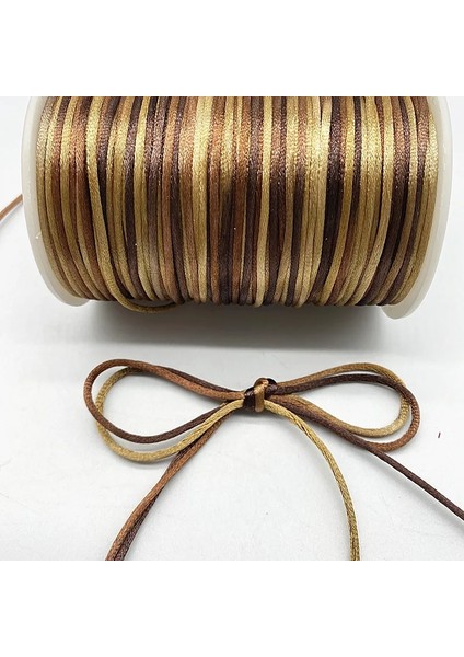 No.6 Tarzı Yeni 5 Yardslot Renkli Çin Düğüm Hattı Kordon Ipek Saten Kordon Naylon Kordon Dıy Dize Kolye Bilezik Kordon (Yurt Dışından) fırsatları