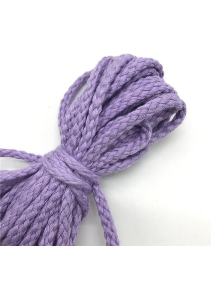 Beyaz Stil 5 Yards 6mm Pamuk Halat El Sanatları Dekoratif Bükülmüş Kordon Halat El Yapımı Dekorasyon Için Dıy Kordon Ficelles Couleurs Iplik Kordon (Yurt Dışından) indirimleri