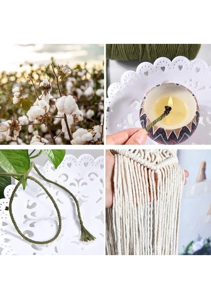 Derin Mor Tarzı % Pamuk Kordon Renkli Kordon Halat Bej Bükülmüş Dıy Craft Makrome Dize Ev Tekstili Düğün Dekoratif Tedarik 110 Yards (Yurt Dışından) fırsatları