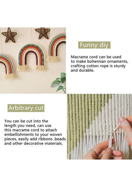 Derin Mor Tarzı % Pamuk Kordon Renkli Kordon Halat Bej Bükülmüş Dıy Craft Makrome Dize Ev Tekstili Düğün Dekoratif Tedarik 110 Yards (Yurt Dışından) indirimleri