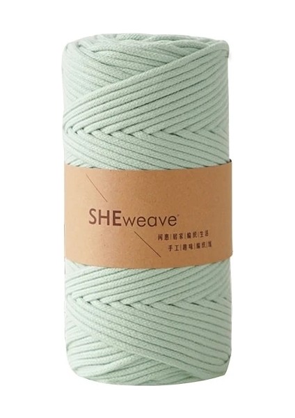 No.27 Tarzı 100 M Renkli Iplik Kordon El Yapımı El Sanatları Dıy 3mm Bükülmüş Pamuk Makrome Kordon Sicim Halat Dize Ev Tekstili Düğün Dekorasyon (Yurt Dışından)