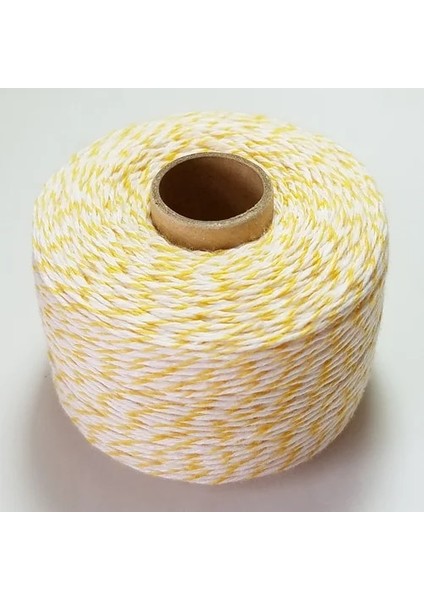 Sarı Stil Renkli 200MROLL 100% Pamuk Kordonlar Fırıncılar Sicim Ince Halat Ipi Iplik Dekorasyon Hediye Paketi Için Dıy (Yurt Dışından)