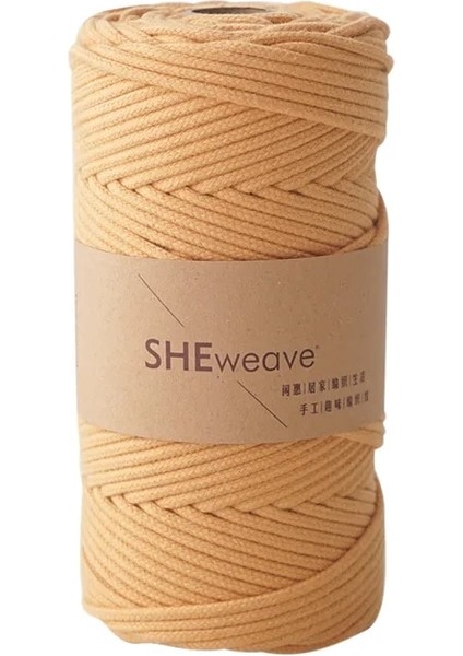 No.1 Tarzı 100 M Renkli Iplik Kordon El Yapımı El Sanatları Dıy 3mm Bükülmüş Pamuk Makrome Kordon Sicim Halat Dize Ev Tekstili Düğün Dekorasyon (Yurt Dışından)