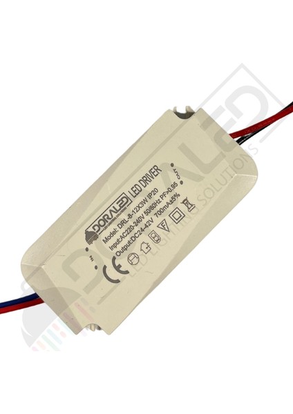 8-12X3W 700MA 24-42V Power LED Driver IP20 Power LED Sürücü