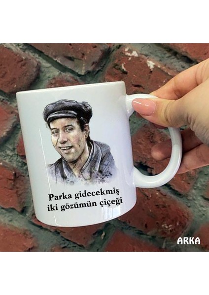 Size Özel Parka Gidecekmiş Iki Gözümün Çiçeği Seramik Baskılı Kupa Bardaklar fiyatları