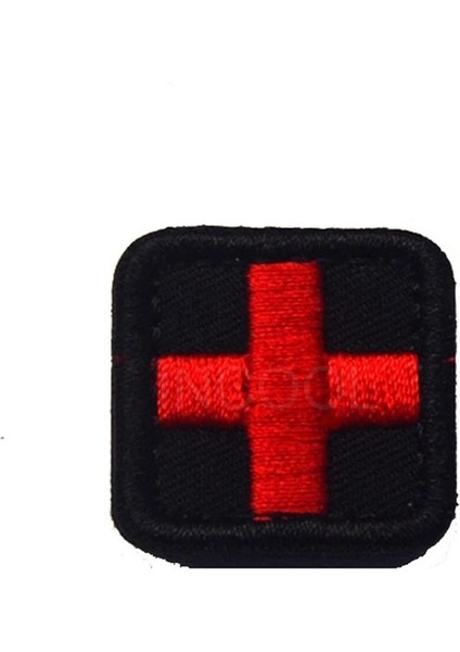 15 Nakış 2.5cm Stili Tıbbi Yansıtıcı Yamalar Medic Kauçuk 3D Pvc Paramedik Taktik Rozeti Doktor Çapraz Acil Kurtarma Işlemeli Yamalar (Yurt Dışından)