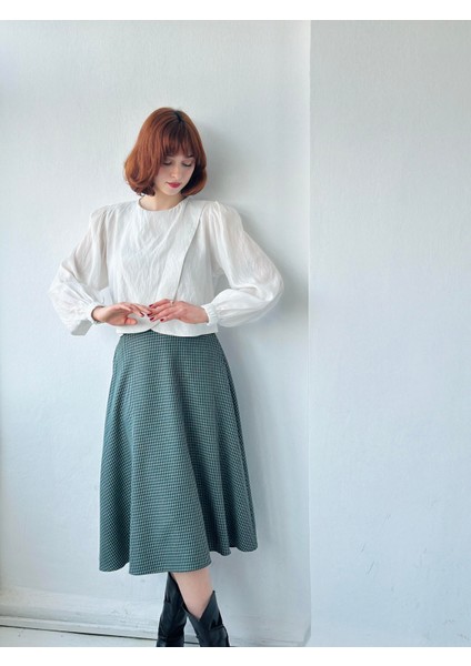 Alisa Kapaklı Retro Gömlek Kadın Beyaz fiyatları