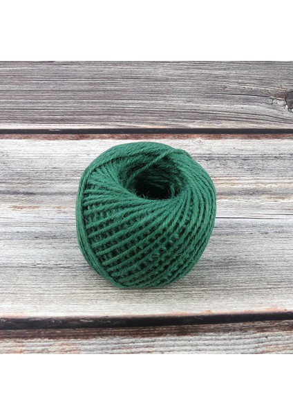 P Stili 1 Rulo Dia Doğal Jüt Halat El Yapımı Dıy Craft Kordon Dekoratif Halat Renkli Sarı Yeşil Mavi Mor Ev Dekorasyonu (Yurt Dışından)