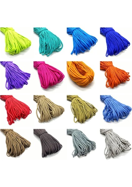 No.3 Tarzı 5yardslot 4mm Paraşüt Kordonu Ipi Halat Mil Spec Tip Bir Strand Tırmanma Kampı Hayatta Kalma Ekipmanları Paracord (Yurt Dışından)
