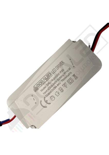 18-24X3W 700MA 54-84V Power LED Driver IP20 Power LED Sürücü