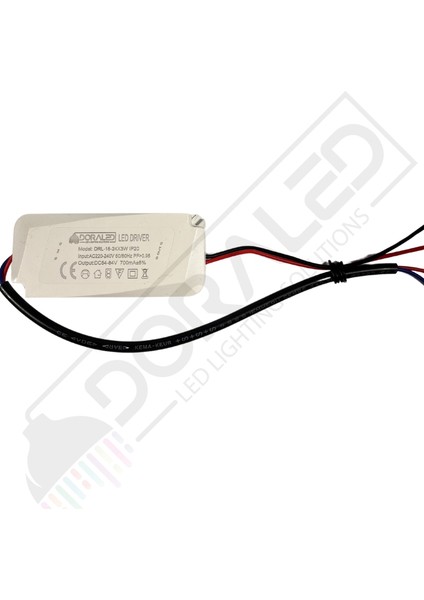 18-24X3W 700MA 54-84V Power LED Driver IP20 Power LED Sürücü